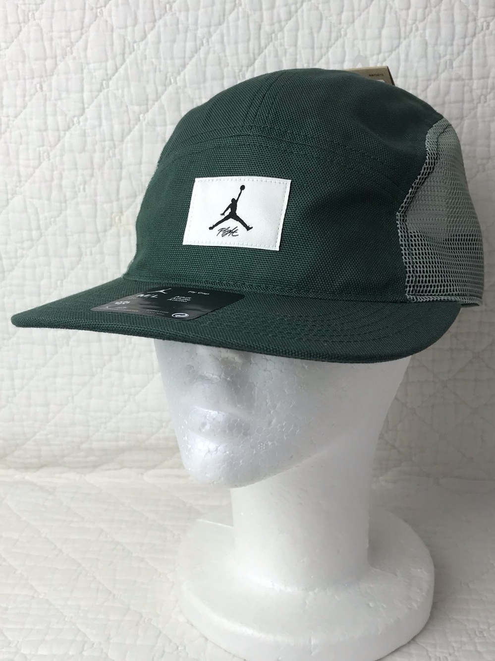 Nike Air Jordan Flight Cap Unstructured Adult Unisex SZ M/L Green FV5304-316